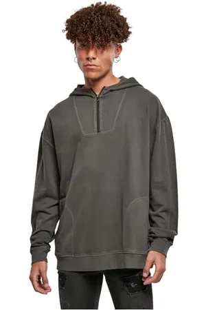 Urban classics Herren Overdyed Camp Hoody Kapuzenpullover, , S