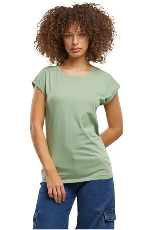 Build Your Brand Damen Ladies Extended Shoulder Tee T-Shirt, , XL