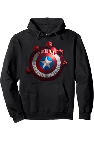Marvel Captain America Shield Red Hulk Brave New World Pullover Hoodie