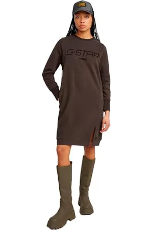 G-Star Damen Flock Print Sweater Dress, , M