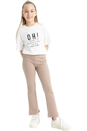 DeFacto Mädchen Sporthose - Bequeme Jogginghose und Trainingshose für aktive Kinder - Sporthosen für Mädchen