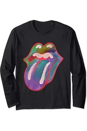 The Rolling Stones Colors Zunge Langarmshirt