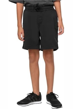 Urban classics Jungen UCK1609-Boys Strech Twill Joggshorts Klassische Shorts, Black, 134/140