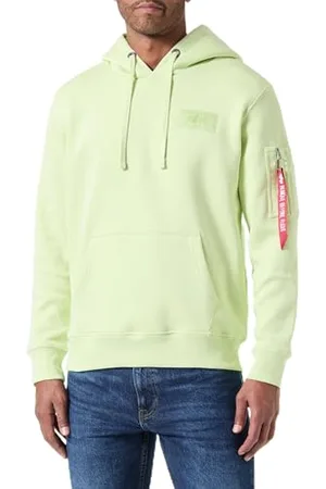 Alpha Industries Herren Back Print Hoody Kapuzenpullover, , M