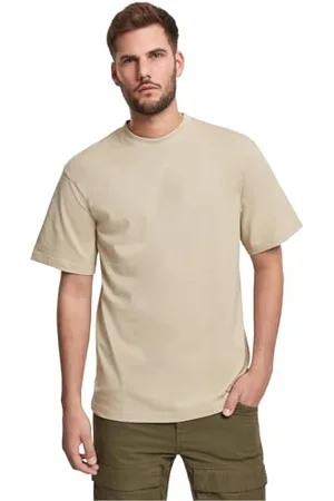 Urban classics Herren T-Shirt Tall Tee, Oversized T-Shirt für Männer, Baumwolle, gerippter Rundhals, , 3XL