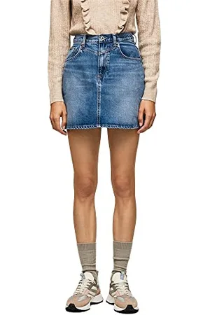 Pepe Jeans Damen Rachel Rock, Denim-hq6, M EU