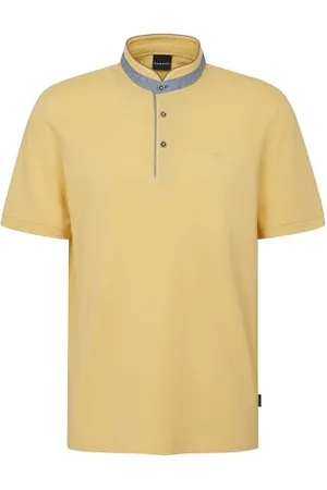 Bugatti Herren Poloshirt Stehkragen Basic Kurzarm Modern Fit