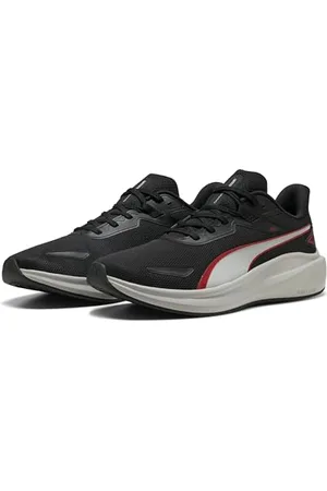PUMA Unisex Skyrocket LITE Straßen-Laufschuh, Black-for All TIME RED-COOL Light Gray, 43 EU