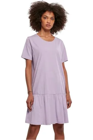 Urban classics Damen Ladies Valance Tee Dress Kleid, , 5XL