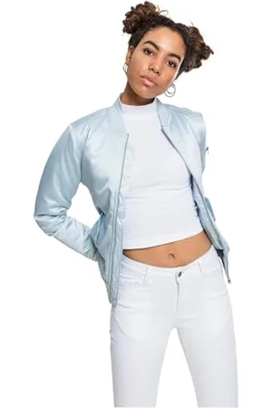 Urban classics Damen Satin Bomber Jacke, ,XS