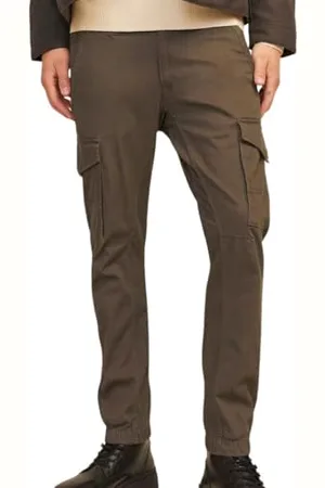 JACK & JONES Male Cargo-Hose Slim Fit Cargo-Hose