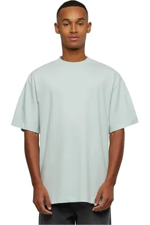 Urban classics Herren T-Shirt Tall Tee, Oversized T-Shirt für Männer, Baumwolle, gerippter Rundhals, , 3XL
