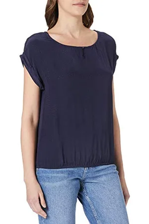 Mexx Womens Short Sleeve wonen Front, Jersey Back Blouse, , S