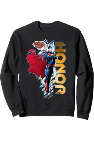 DC Comics Originals Superman Icon Schablone Honor New 52 Urban Comic Epic Pop Art Sweatshirt