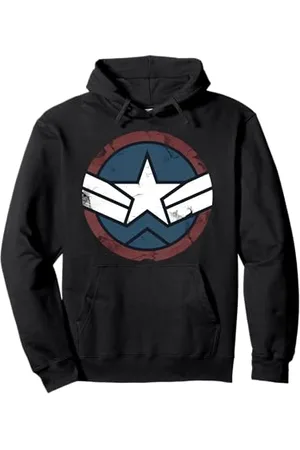 Marvel Captain America Brave New World Comic Logo Pullover Hoodie