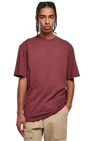 Urban classics Herren T-Shirt Tall Tee, Oversized T-Shirt für Männer, Baumwolle, gerippter Rundhals, , S