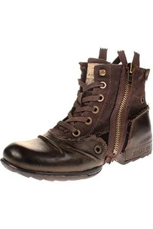 Replay Herren Stiefel Clutch mit Reißverschluss, Braun , 44