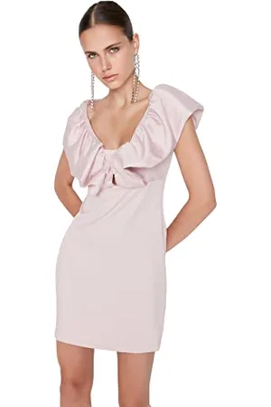 Trendyol Damen Mini Standard Kleid Kleid Party, , 38