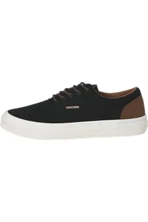 JACK & JONES JACK&JONES Herren JFWISLINGTON Canvas Sneaker, Anthracite, 40 EU