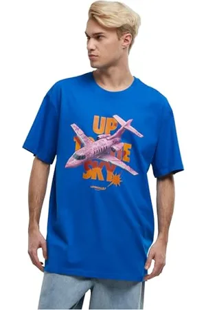 Mister Tee Unisex MT2737-Up to The Sky Oversize Tee T-Shirt, , 4XL