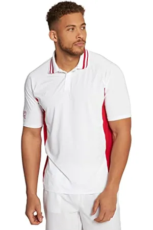 JP 1880 Herren Tennis Raglan Funktion seitl. Kontraste Poloshirt, , XL