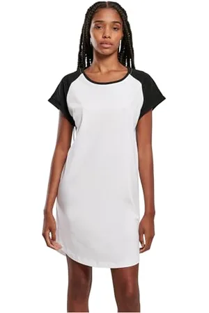 Urban classics Damen Ladies Contrast Raglan Tee Casual Dress, , M
