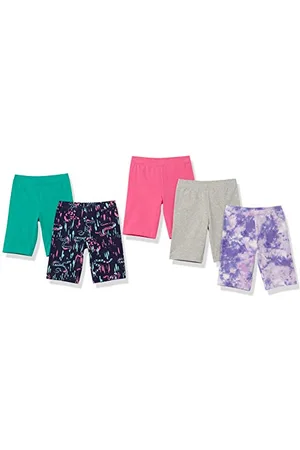 Amazon Mädchen Midi-Radshorts (Früher Spotted Zebra), 5er-Pack, , 6-7 Jahre