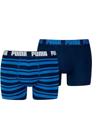 PUMA Everyday Heritage Stripe Boxer 2 Einheiten M, True Blue Combo, M