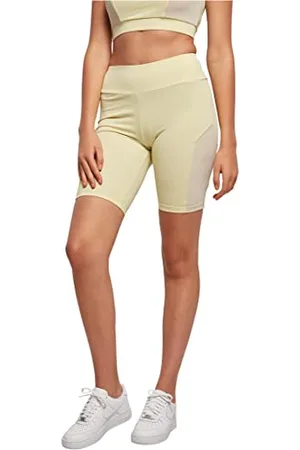 Urban classics Damen TB5021-Ladies Color Block Cycle Yoga-Shorts, , XL