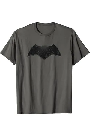 DC Comics Originals Batman v Superman Beveled Bat Logo Gray T Shirt T-Shirt