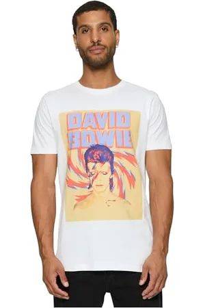 Merchcode Herren Mc868-david Bowie Star Dust Tee T-Shirt, , S EU