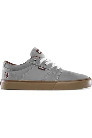 Etnies Herren Barge LS Skate Shoe, Grey/Gum/RED, 42 EU