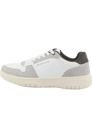 TOM TAILOR Herren 9580200001 Sneaker, White-ltgrey, 40 EU