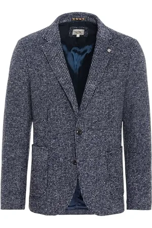 Camel Active Herren Meliertes Sakko mit Reverskragen menswear-54