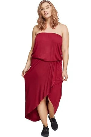 Urban classics Damen Ladies Viscose Bandeau Dress Kleid, , S