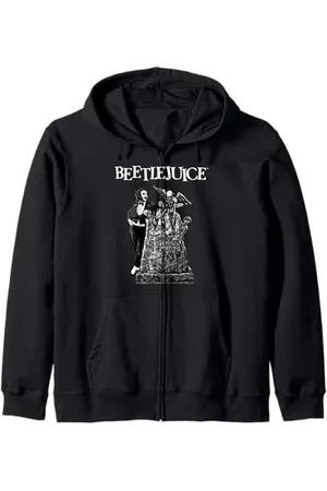 BEETLEJUICE Friedhofsszene Horrorkunst Kapuzenjacke