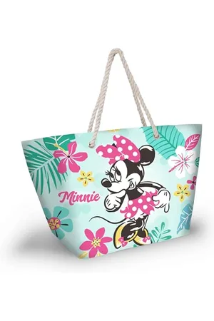Disney Minnie Maus Tropic-Soleil Strandtasche, Grün, 52 x 37 cm