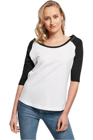 Build Your Brand Damen BY022-Ladies 3/4 Contrast Raglan Tee T-Shirt, , L