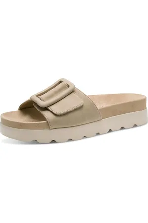 Tamaris Pantolette Damen Flach braun,EU 40
