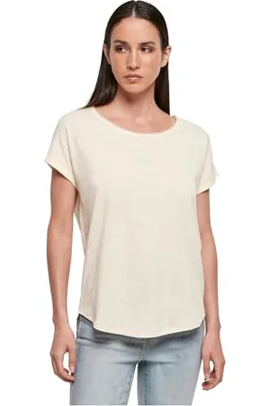 Build Your Brand Damen BY036-Ladies Long Slub Tee T-Shirt, , 4XL