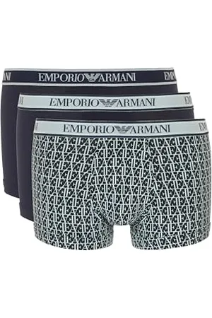 Emporio Armani Herren Stretch Cotton Core Logoband 3-Pack Trunk, , XL (3er Pack)