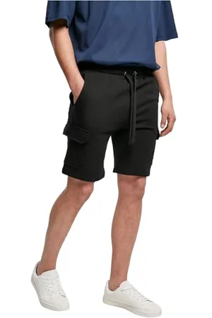Urban classics Herren Organic Cargo Sweatshorts Trainingshose, black, XXL