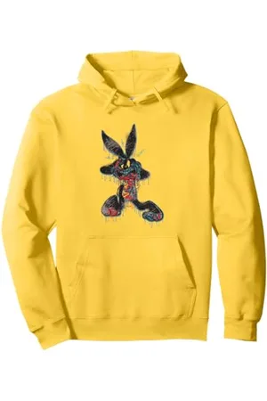 LOONEY TUNES Dripping Paint Bugs Bunny Pullover Hoodie