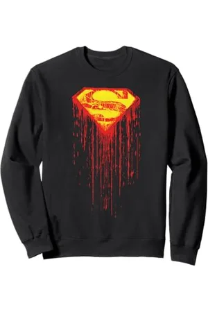 DC Comics Originals Superman Urban Logo Graffiti Schablone Supergirl Superwoman Sweatshirt