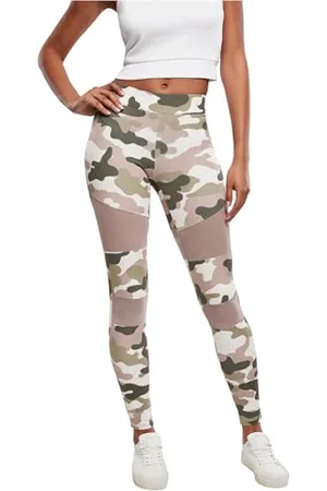 Urban classics Damen Ladies Tech Mesh Leggings, , XL