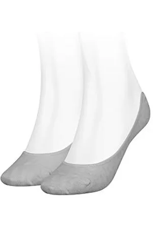 PUMA Damen Footie Socken, Grau, 39/42 (2er Pack)