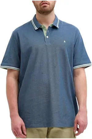 JACK & JONES Male Poloshirt Plus Einfarbig Poloshirt