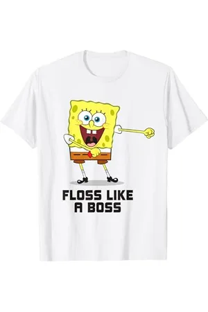 Spongebob Floss Like A Boss Funny Dance T-Shirt