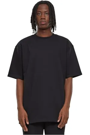 Urban classics Herren TB6664-Light Terry Crew T-Shirt, Black, 4XL