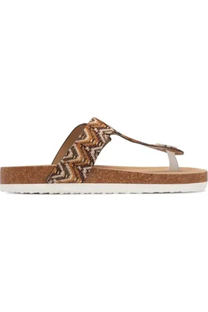 QS by s.Oliver Damen Zehentrenner mit Schnalle Bequem, (Brown), 40 EU